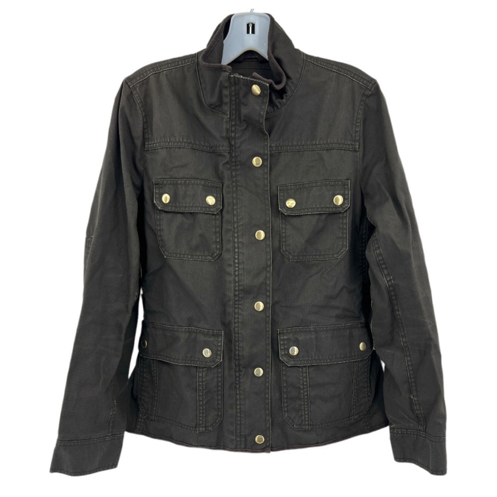 J Crew womens water resistant field / equestrian jacket size P/XS